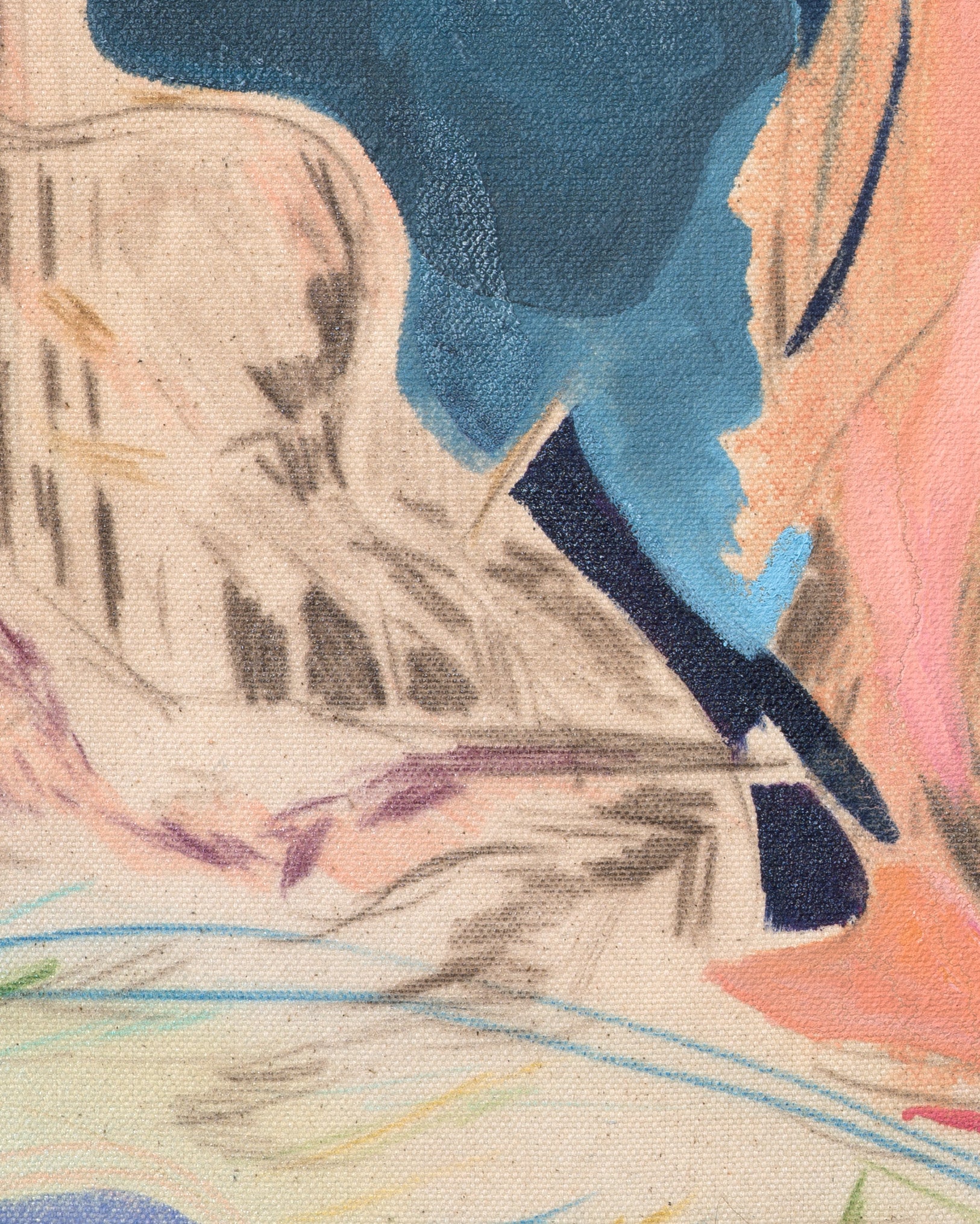 Head Between Night and Day (50 x 35 cm)