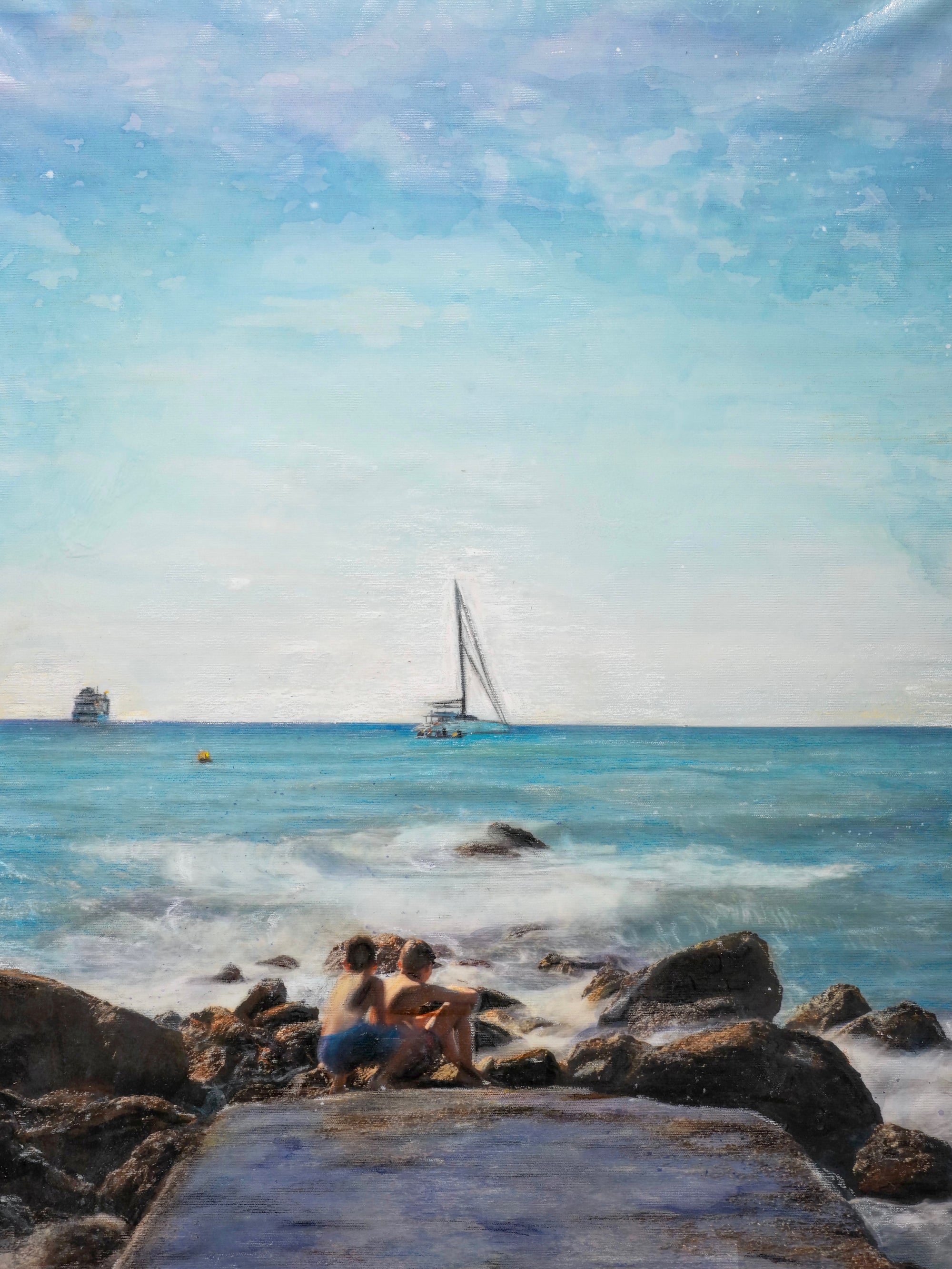 Ozeanträume (101 x 81 cm)