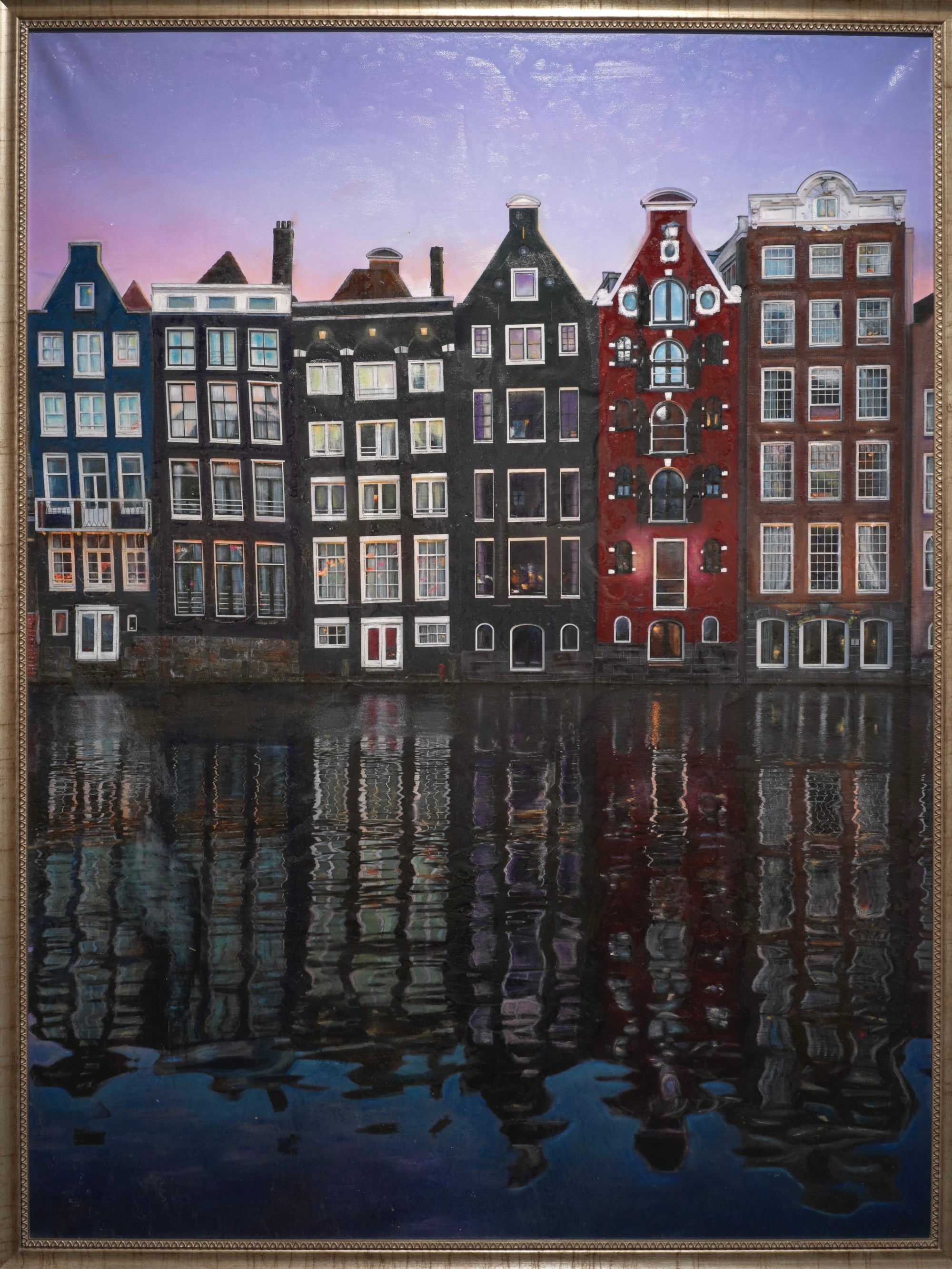 Tanzende Häuser (126 x 96 cm)